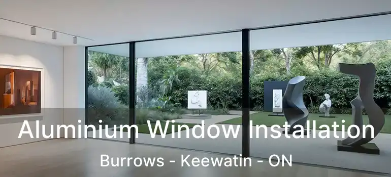  Aluminium Window Installation Burrows - Keewatin - ON