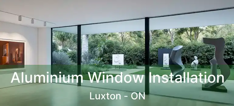  Aluminium Window Installation Luxton - ON