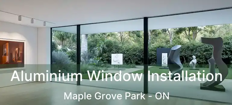  Aluminium Window Installation Maple Grove Park - ON