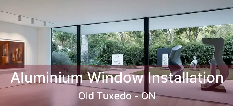  Aluminium Window Installation Old Tuxedo - ON