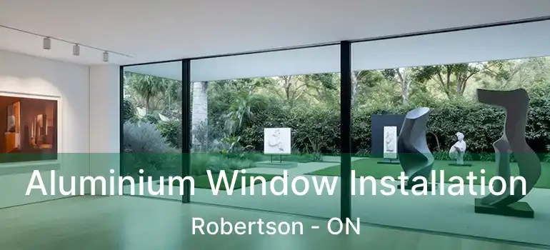  Aluminium Window Installation Robertson - ON