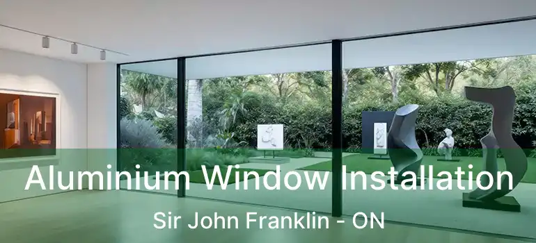  Aluminium Window Installation Sir John Franklin - ON