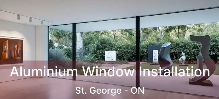  Aluminium Window Installation St. George - ON