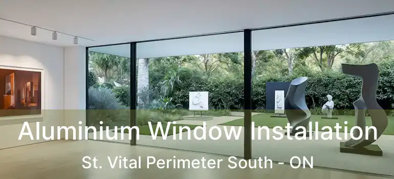  Aluminium Window Installation St. Vital Perimeter South - ON