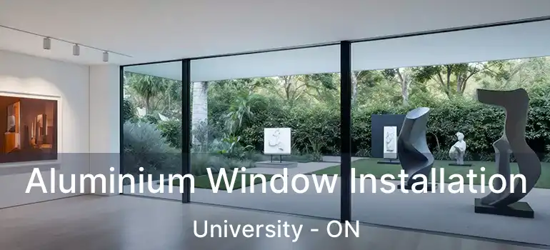  Aluminium Window Installation University - ON