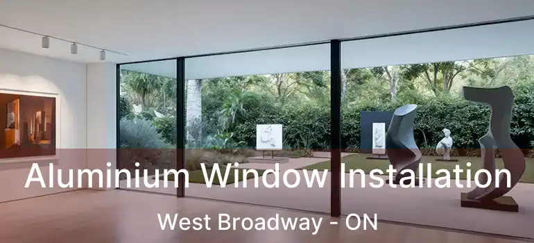  Aluminium Window Installation West Broadway - ON