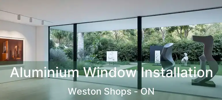  Aluminium Window Installation Weston Shops - ON