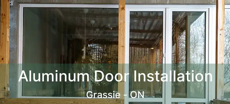  Aluminum Door Installation Grassie - ON