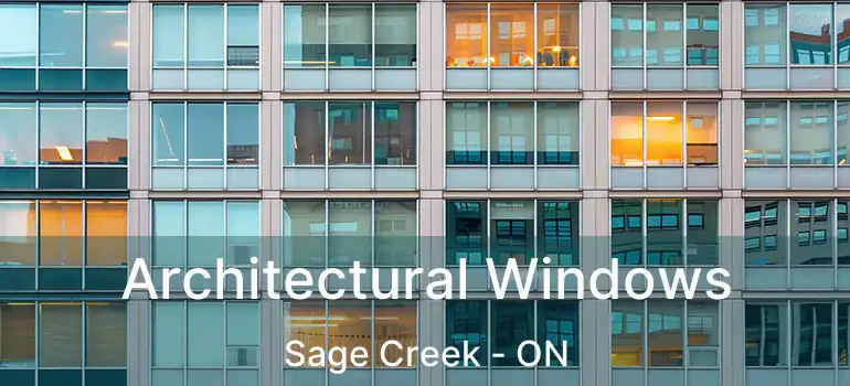  Architectural Windows Sage Creek - ON