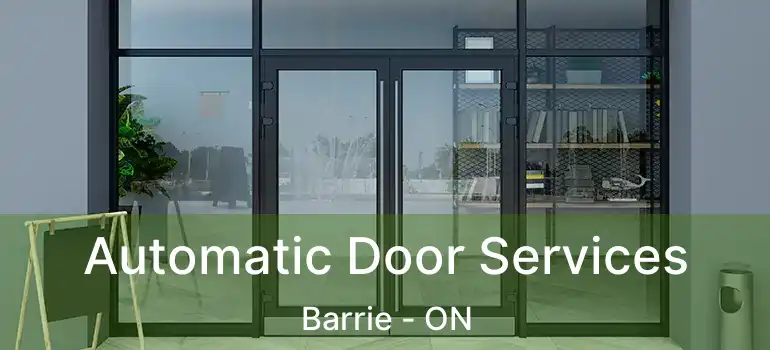  Automatic Door Services Barrie - ON