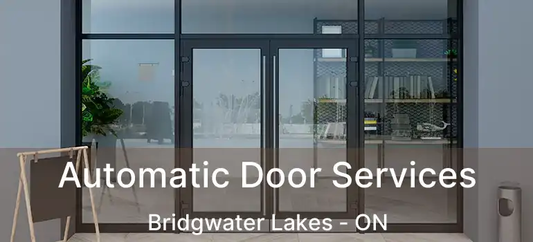  Automatic Door Services Bridgwater Lakes - ON