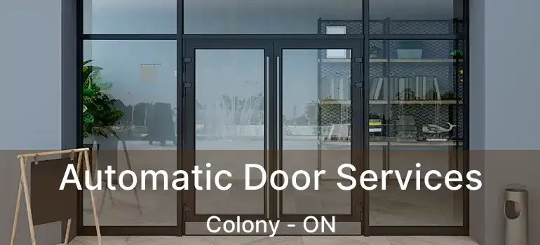  Automatic Door Services Colony - ON