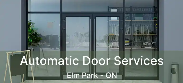  Automatic Door Services Elm Park - ON