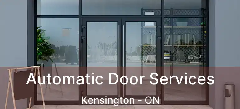  Automatic Door Services Kensington - ON
