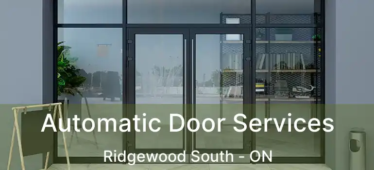  Automatic Door Services Ridgewood South - ON
