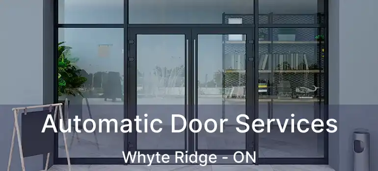  Automatic Door Services Whyte Ridge - ON