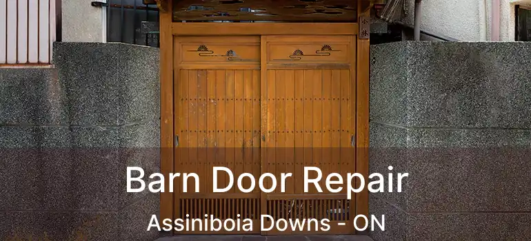  Barn Door Repair Assiniboia Downs - ON