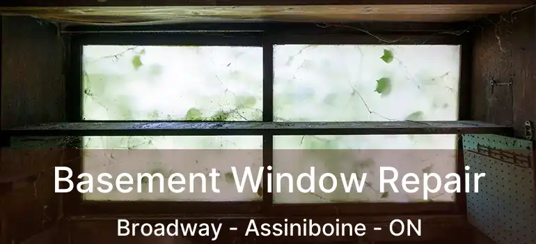 Basement Window Repair Broadway - Assiniboine - ON