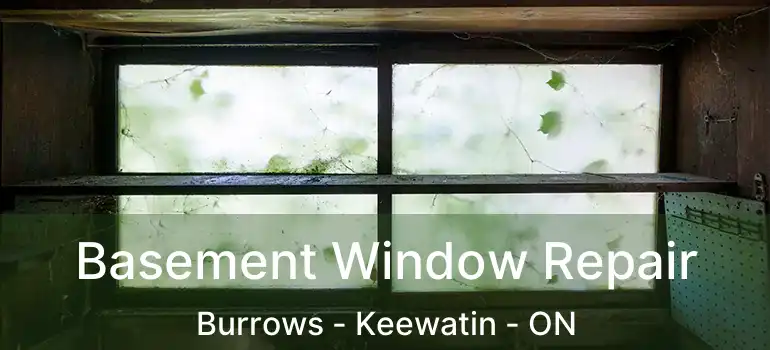 Basement Window Repair Burrows - Keewatin - ON