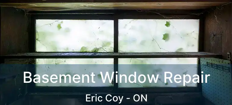 Basement Window Repair Eric Coy - ON