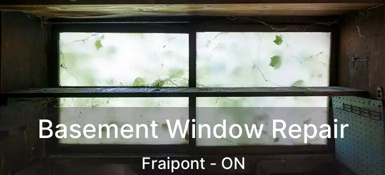  Basement Window Repair Fraipont - ON
