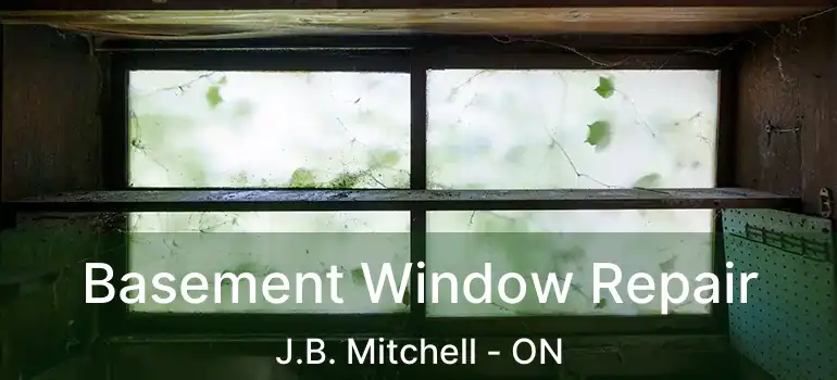  Basement Window Repair J.B. Mitchell - ON