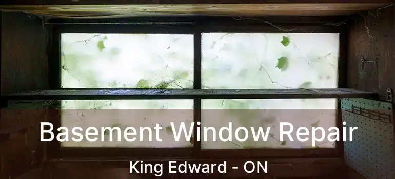  Basement Window Repair King Edward - ON