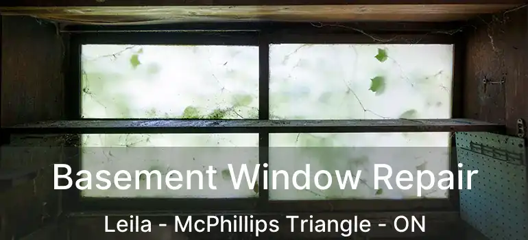  Basement Window Repair Leila - McPhillips Triangle - ON