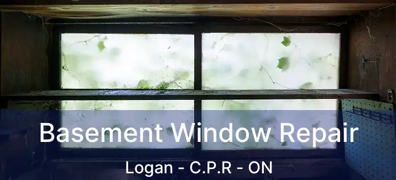  Basement Window Repair Logan - C.P.R - ON
