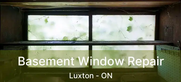  Basement Window Repair Luxton - ON