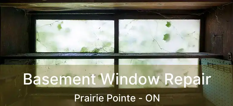  Basement Window Repair Prairie Pointe - ON