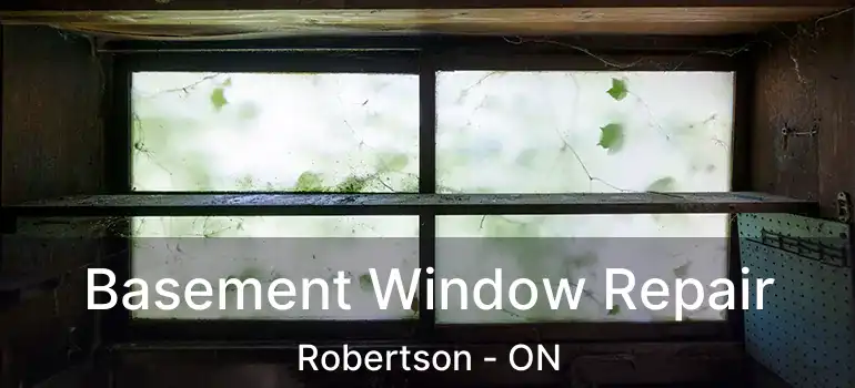  Basement Window Repair Robertson - ON