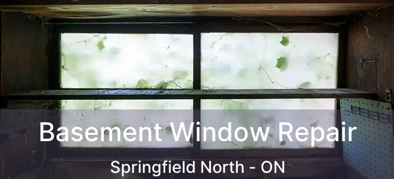  Basement Window Repair Springfield North - ON