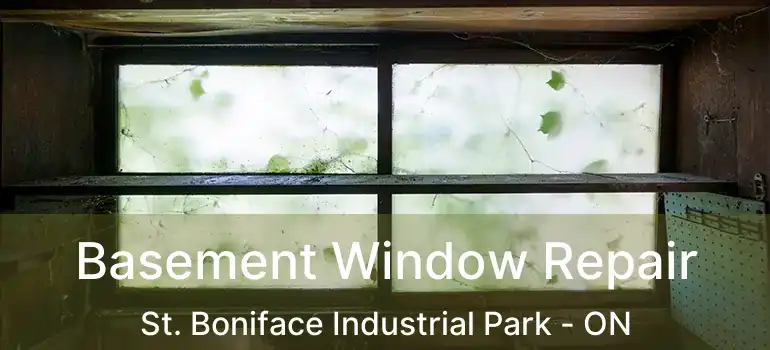  Basement Window Repair St. Boniface Industrial Park - ON