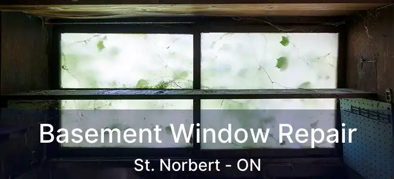 Basement Window Repair St. Norbert - ON