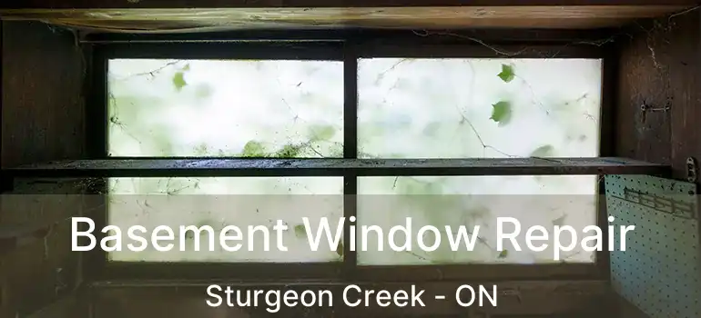  Basement Window Repair Sturgeon Creek - ON