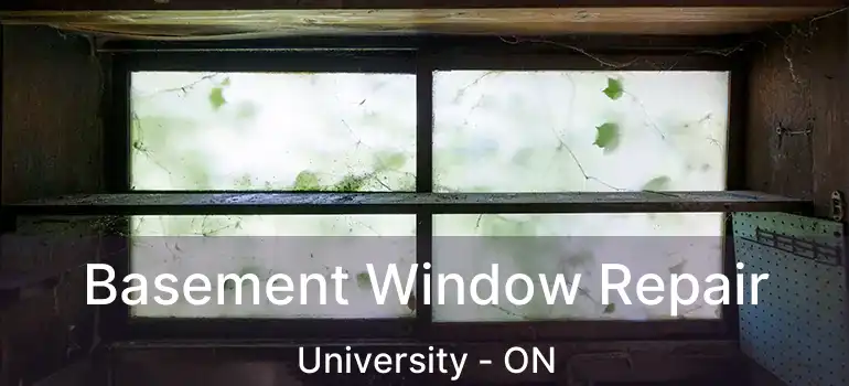  Basement Window Repair University - ON