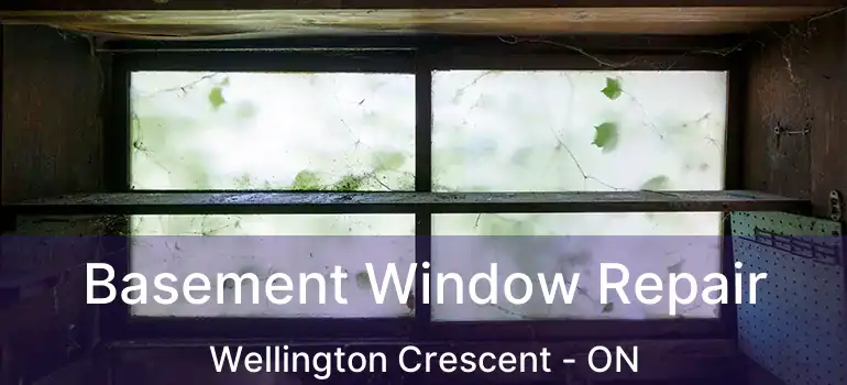  Basement Window Repair Wellington Crescent - ON