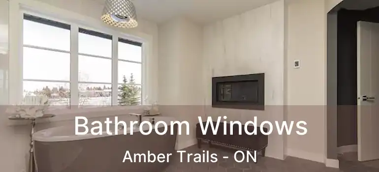  Bathroom Windows Amber Trails - ON
