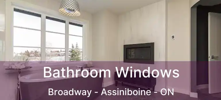  Bathroom Windows Broadway - Assiniboine - ON