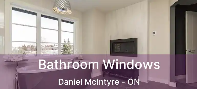  Bathroom Windows Daniel McIntyre - ON