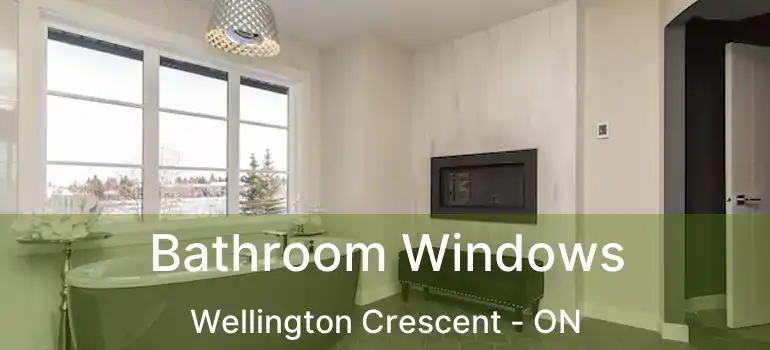  Bathroom Windows Wellington Crescent - ON