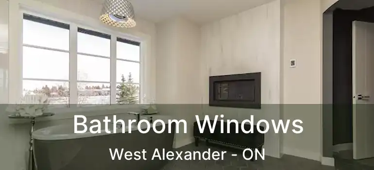  Bathroom Windows West Alexander - ON