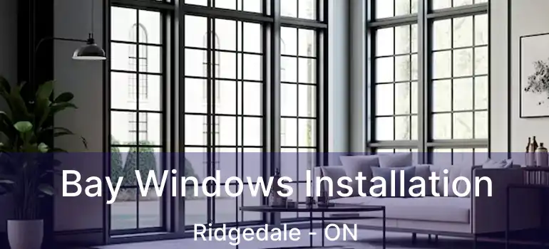  Bay Windows Installation Ridgedale - ON