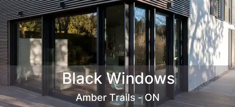  Black Windows Amber Trails - ON