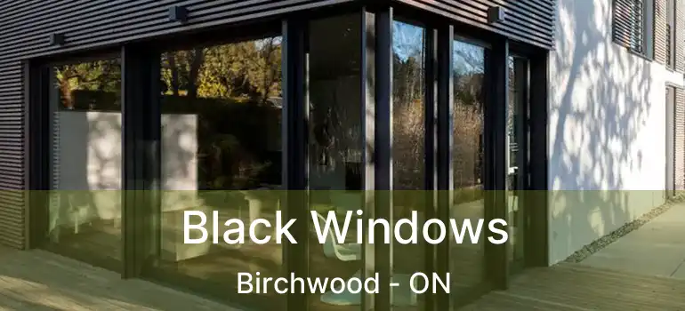  Black Windows Birchwood - ON
