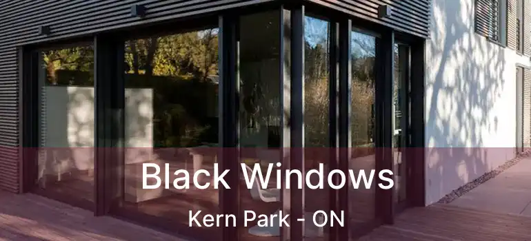  Black Windows Kern Park - ON