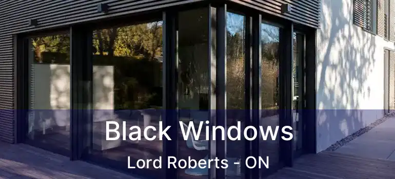  Black Windows Lord Roberts - ON