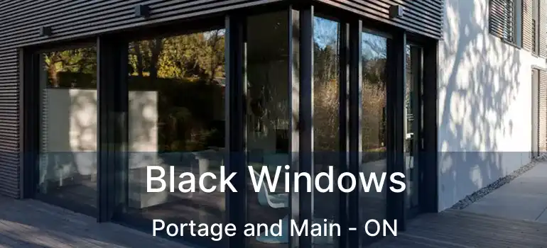  Black Windows Portage and Main - ON