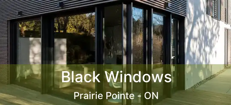  Black Windows Prairie Pointe - ON
